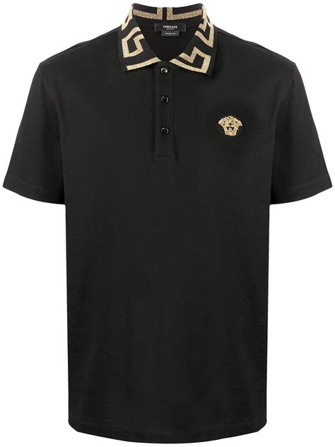 versace greca polo|Versace Greca Polo Shirt for Men .